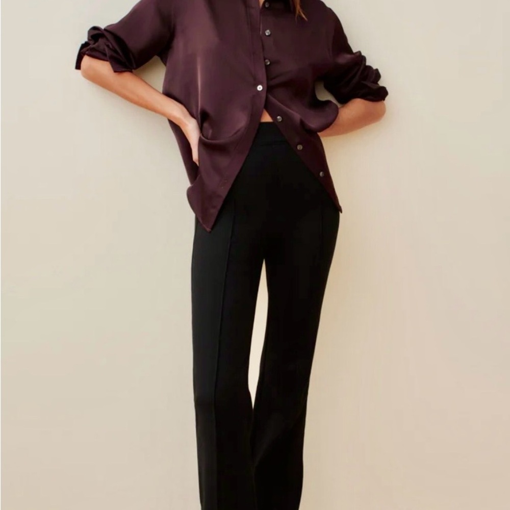SPANX Black Ponte Flare Pants